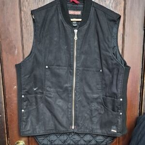 Craft Men's Black Quilted Vest